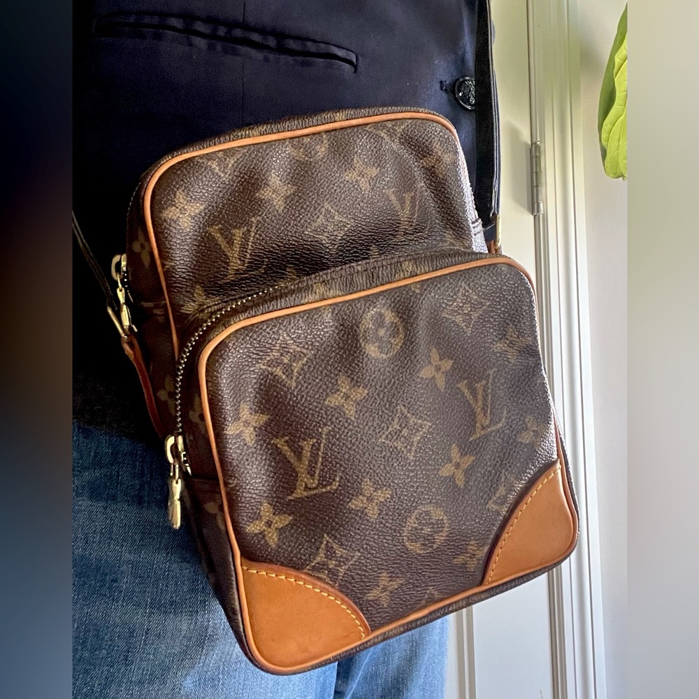 GUC Louis Vuitton Monogram Amazon Crossbody Shoulder Bag